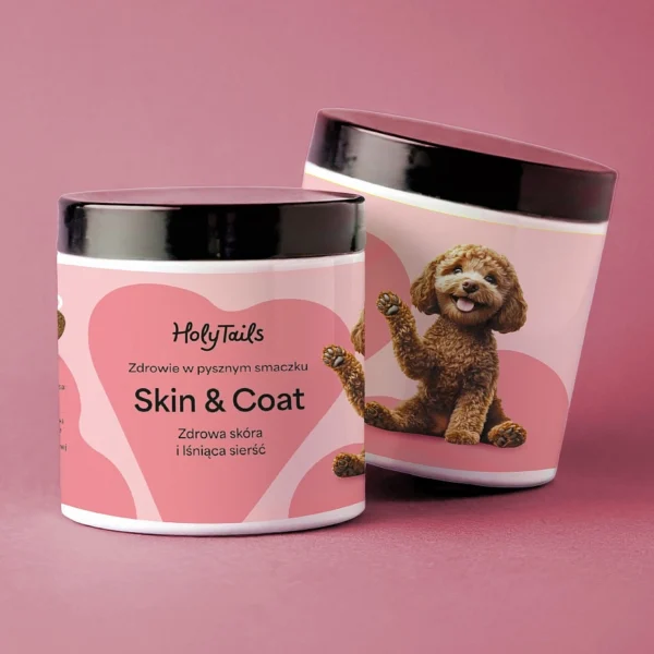 Skin & Coat – zdrowa skóra i lśniąca sierść w pysznym kąsku! 🐶✨ (180 g)